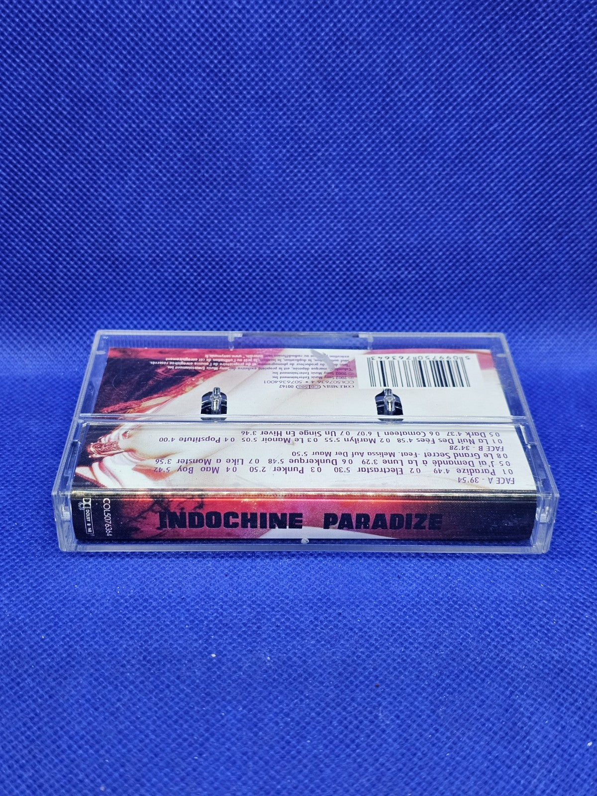 Indochine Paradize Cassette Audio Columbia Sony Music 2002 K72