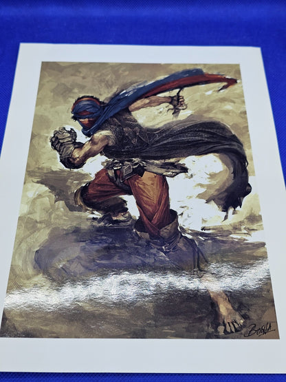 Lithographie Prince of Persia 2008 Artwork Officiel Ubisoft 19x25 cm4