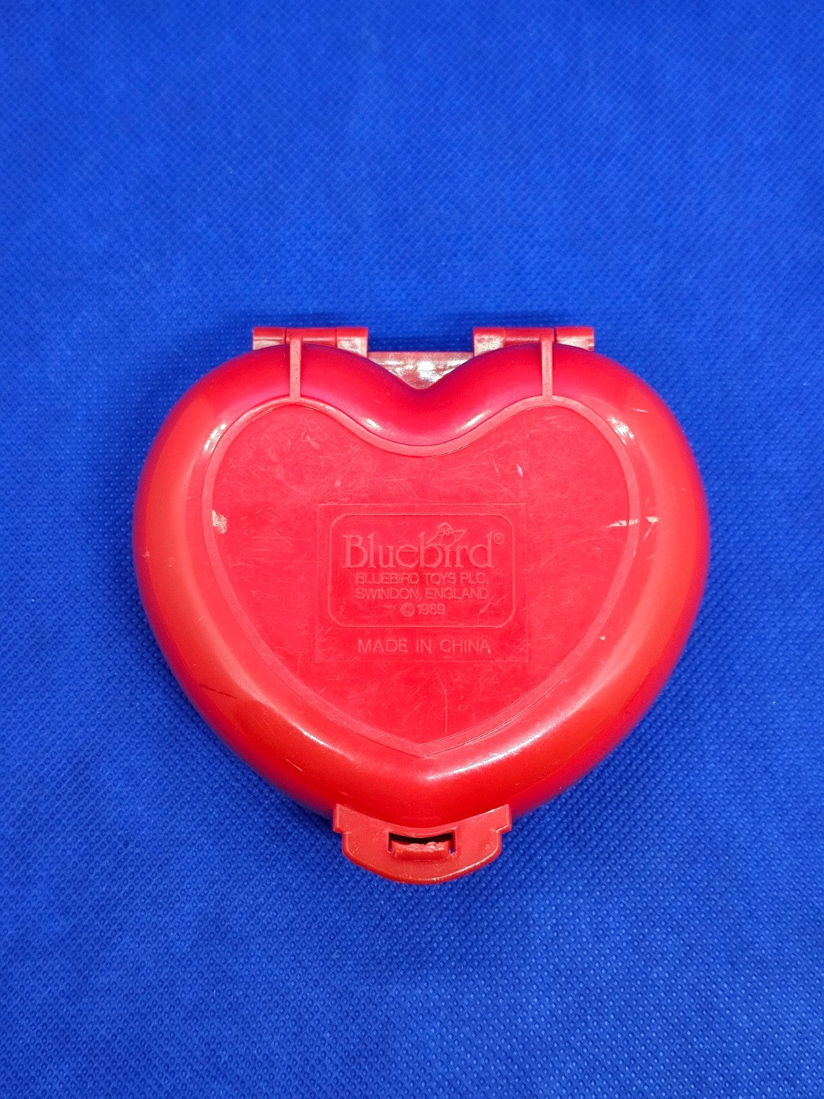 Polly Pocket Musical Holiday Noël Bluebird 1989 Cœur Rouge Vintage Incomplet2