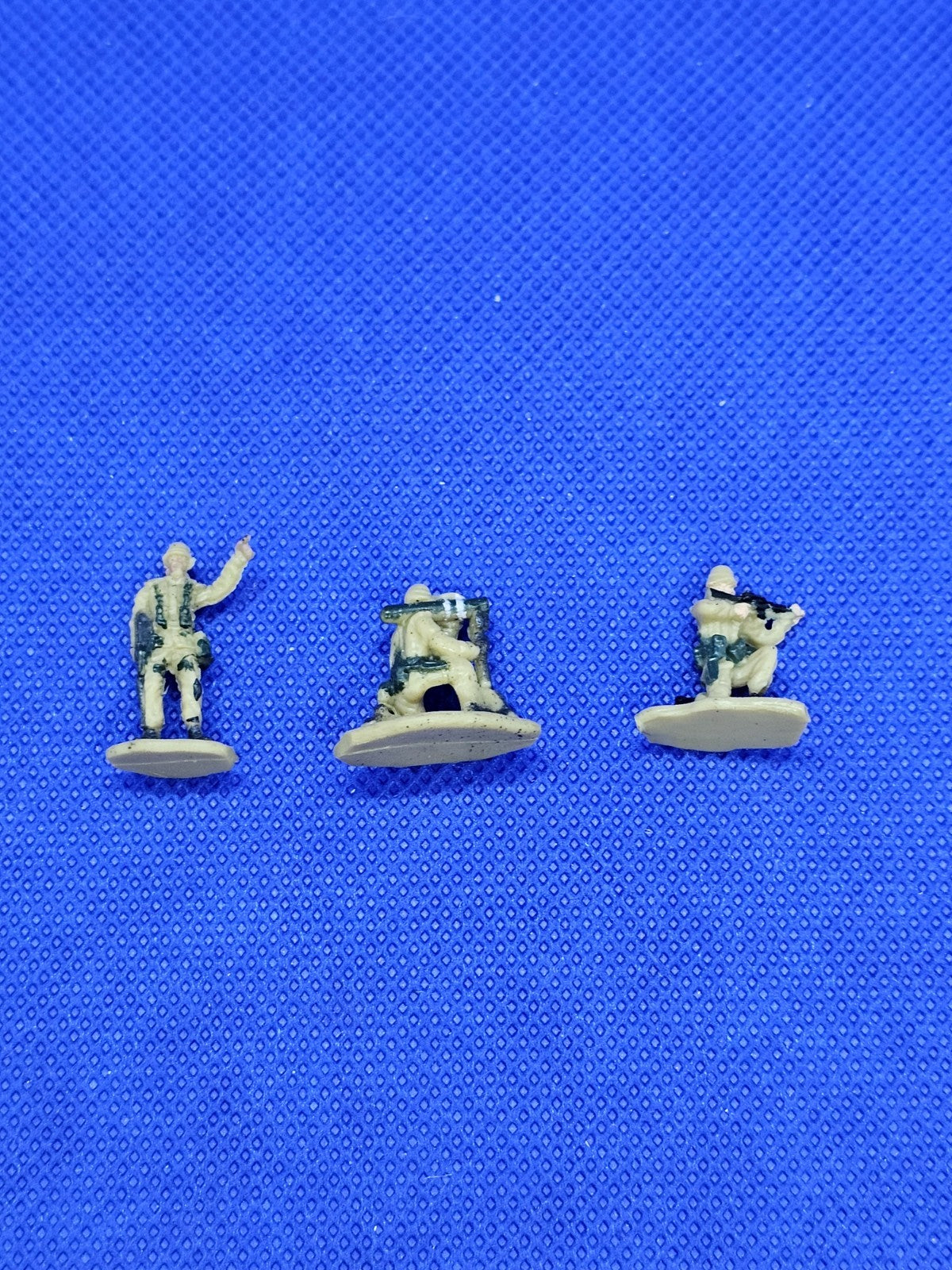 Lot 3 Figurines Soldats Désert Micro Machines Galoob Années 19900