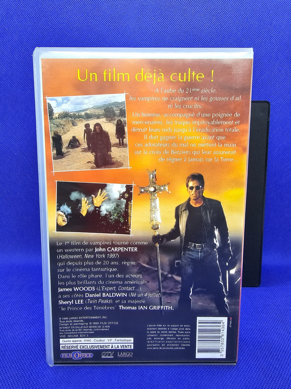 VHS Vampires, John Carpenter, Film Office, 1999, VF, Bon État2