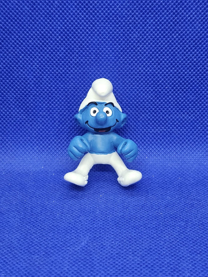 Schtroumpf rameur Row Boat Smurf Super Smurf Peyo Schleich 1999 réf 402190