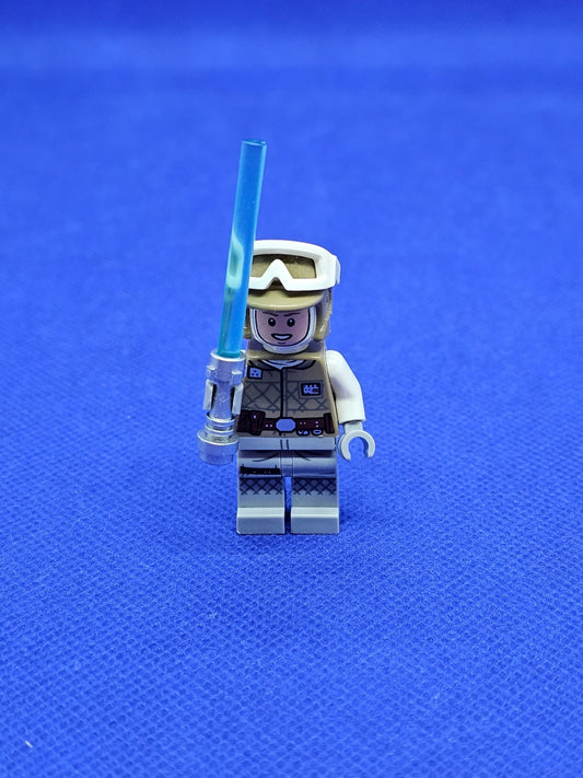 Luke Skywalker Hoth LEGO Star Wars SW1143 2021 Minifigurine Sabre Bleu0