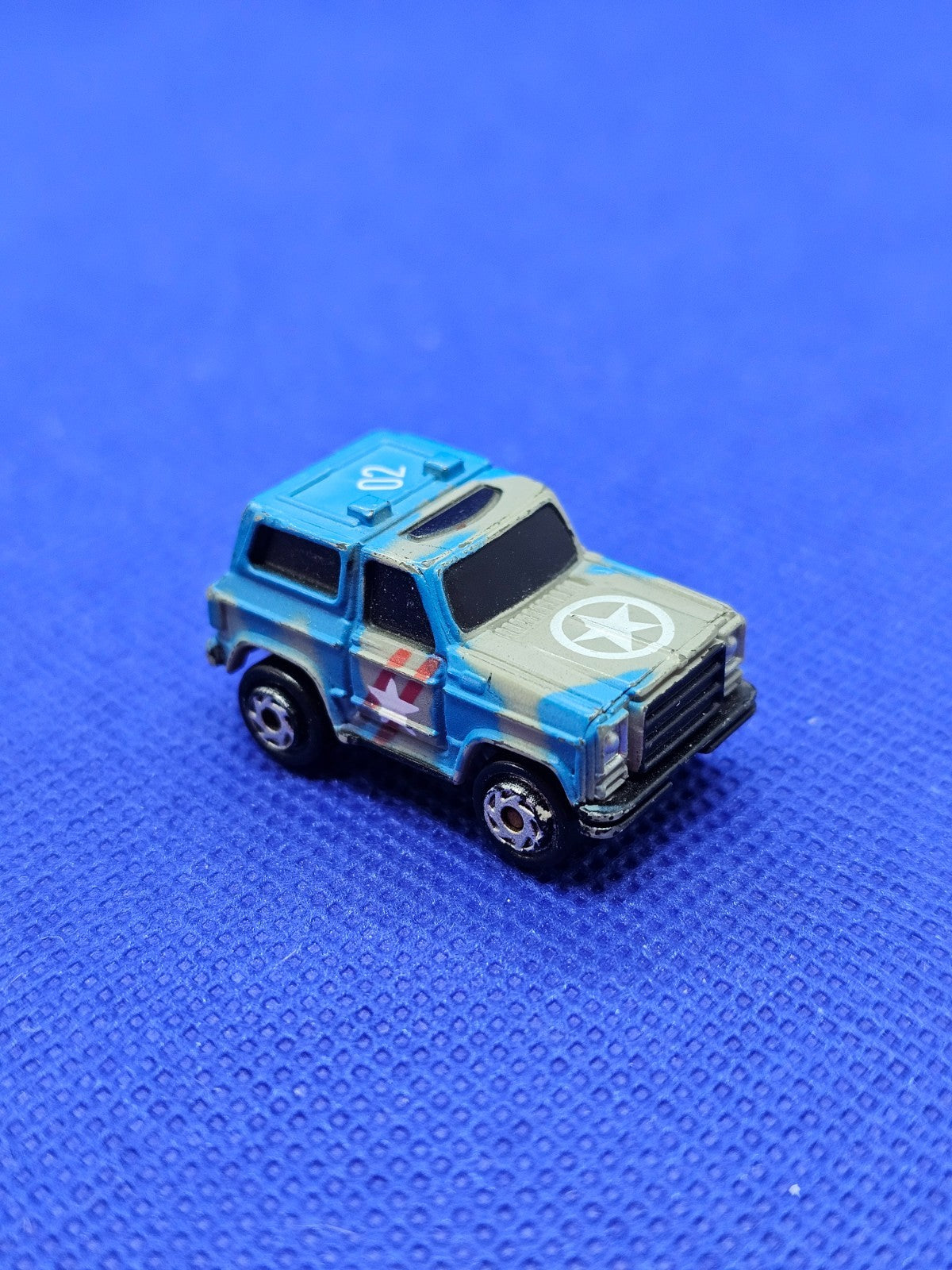 Micro Machines Chevrolet Blazer Galoob 1986 Véhicule Militaire Camouflage Vintag0