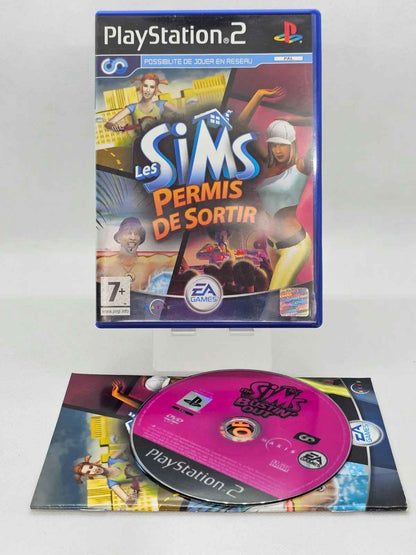 Les Sims Permis de Sortir, EA Games, PS2, PAL, 2003, Complet VF, Non Testé