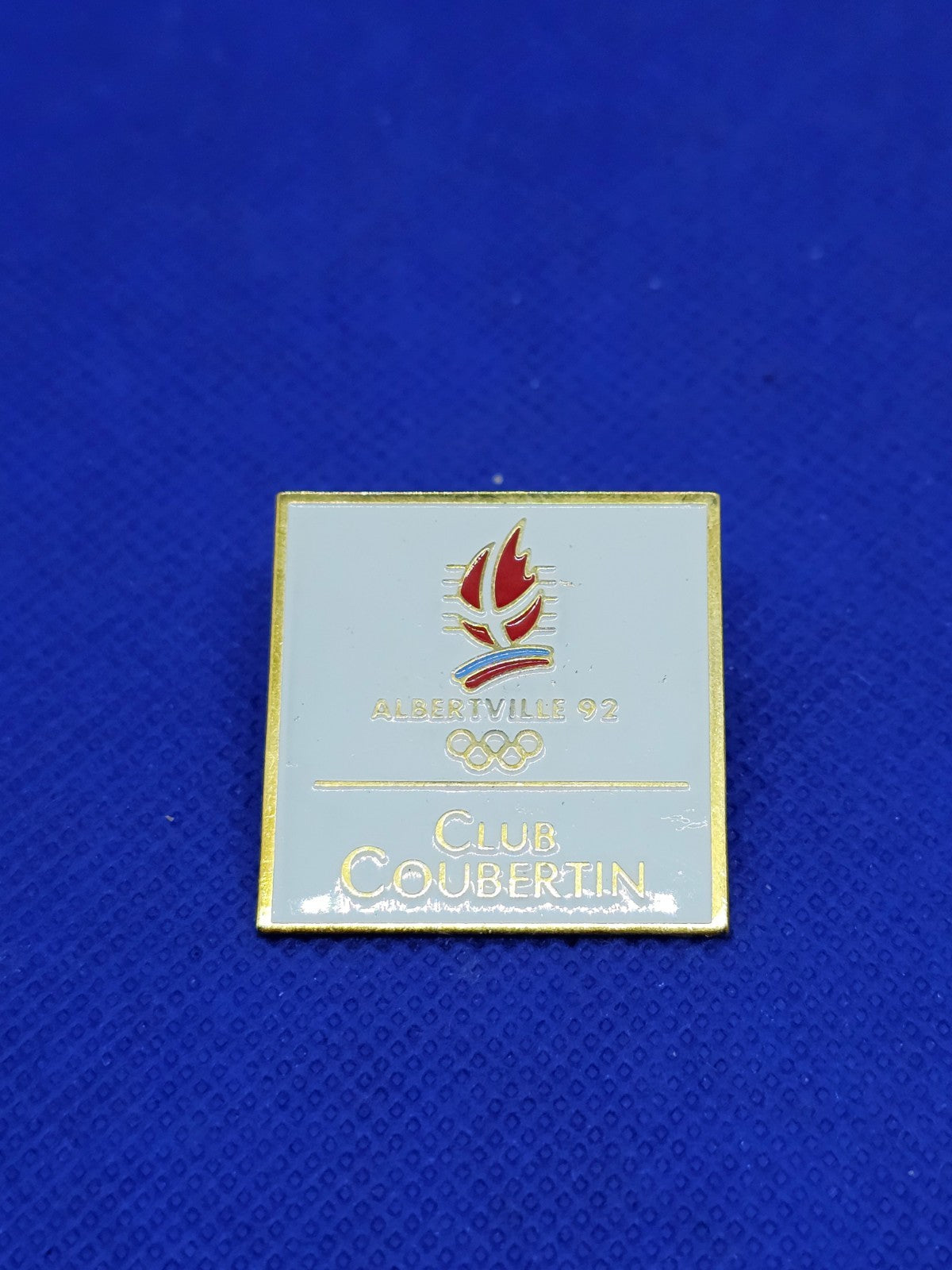 Pin's Albertville 92 Club Coubertin Jeux Olympiques COJO 19910