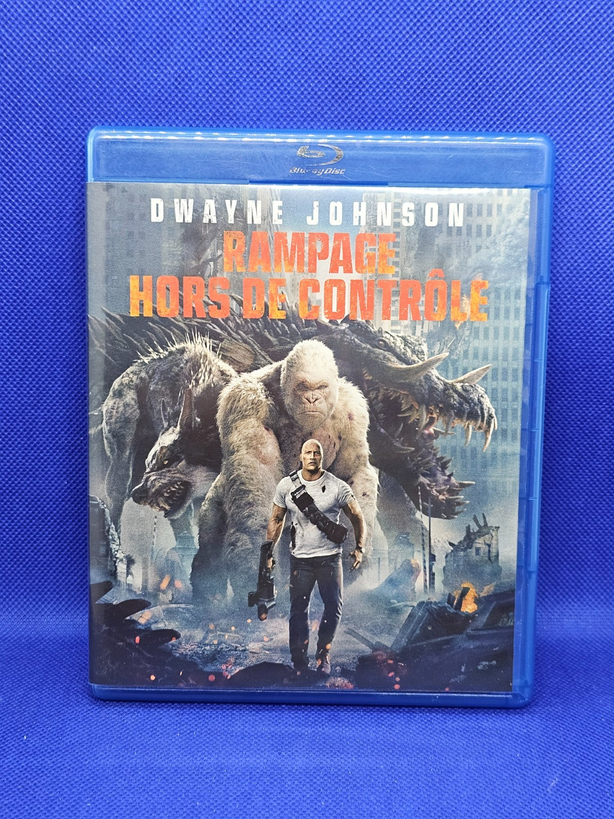 Rampage Hors de Contrôle Blu-ray Dwayne Johnson Warner Bros 20180