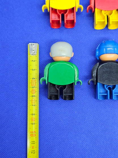 Lot 6 Personnages LEGO DUPLO Ville Famille Policier Figurines Officielles2