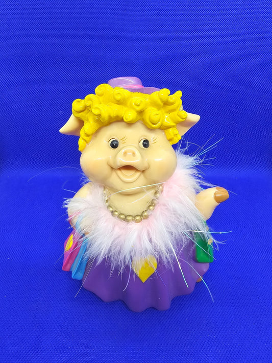 Tirelire Cochon Vintage Décoratif Résine 17 cm Modèle 43570A0