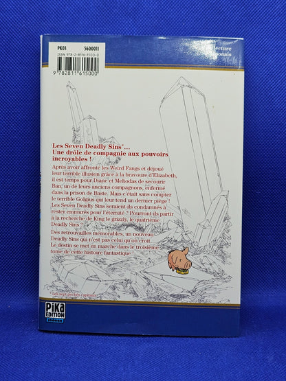 Seven Deadly Sins Tome 3 Manga Pika Nakaba Suzuki VF Shonen 20141