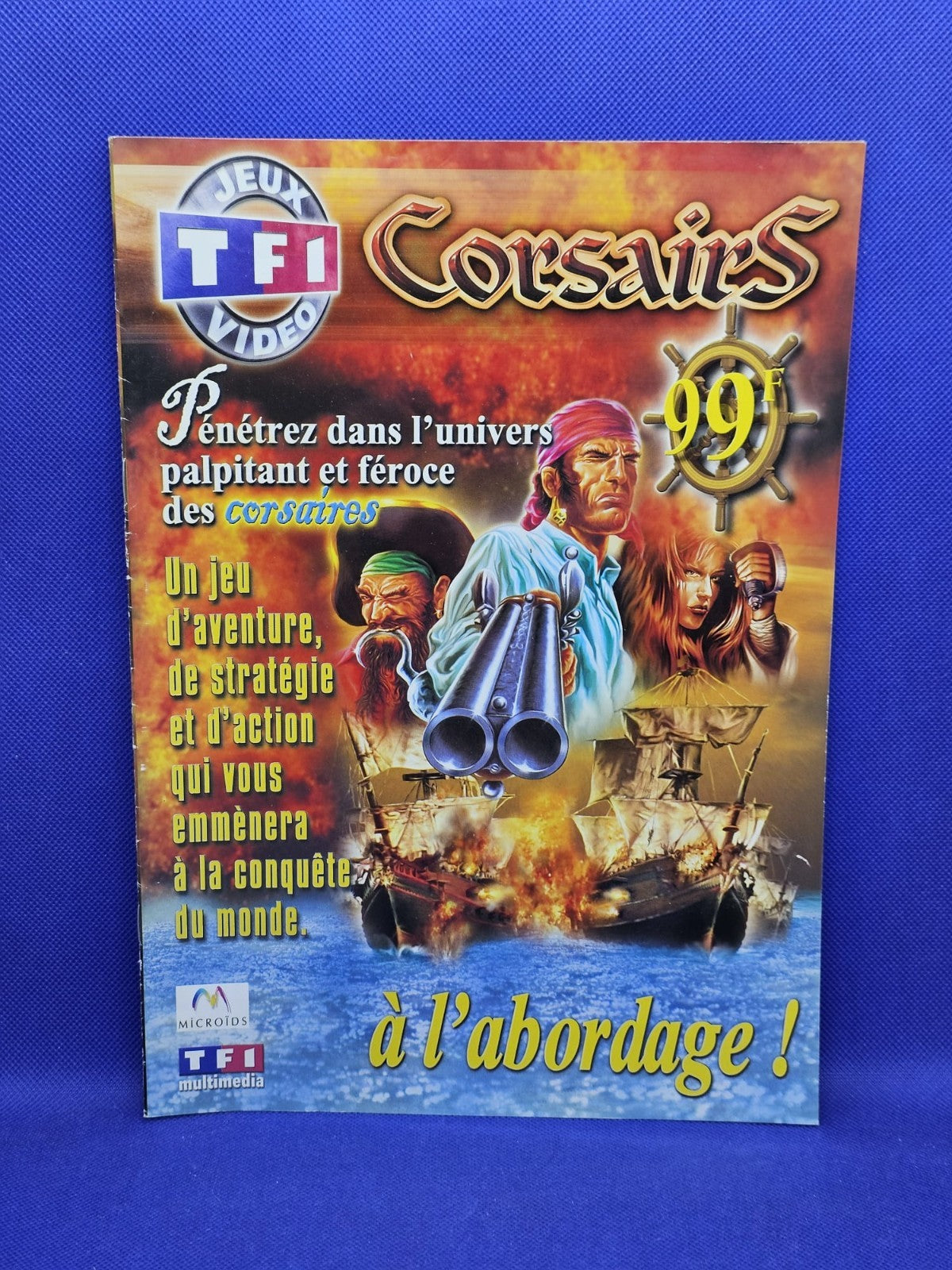 Corsaires Fascicule Seul Jeu PC TF1 Microïds 1999 Rétrogaming0