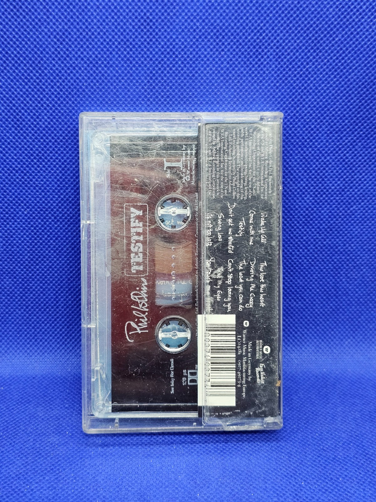 Phil Collins Testify Cassette Audio K7 Warner Music 20021