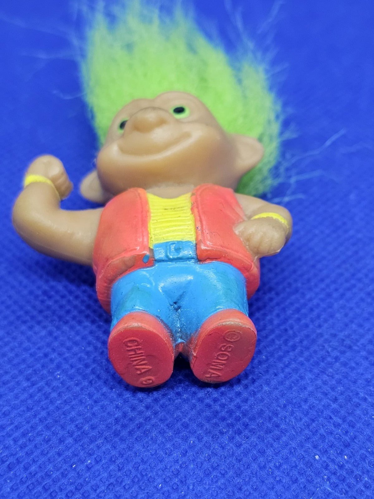 Troll Sport 1 Les Trolls Soma 1992 Cheveux Verts Figurine PVC3