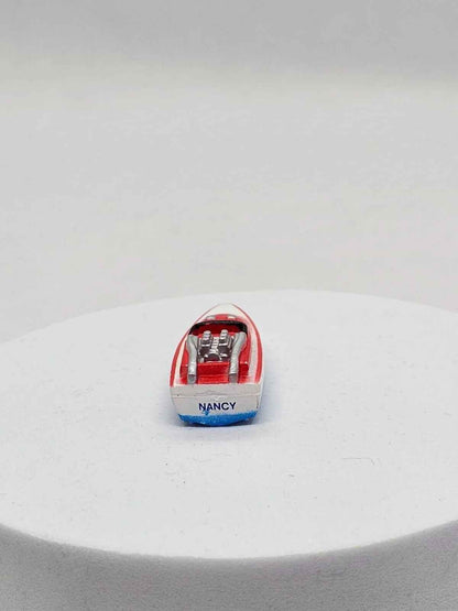 Micro Machines Speed Boat Nancy, Galoob, 1989, Bateau Miniature