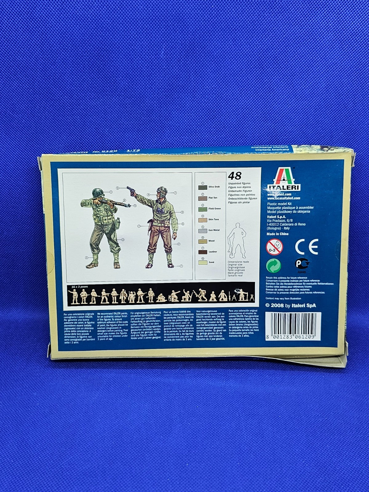 Italeri U.S. Infantry WWII 6120 48 Soldats Américains 172 2008 #31