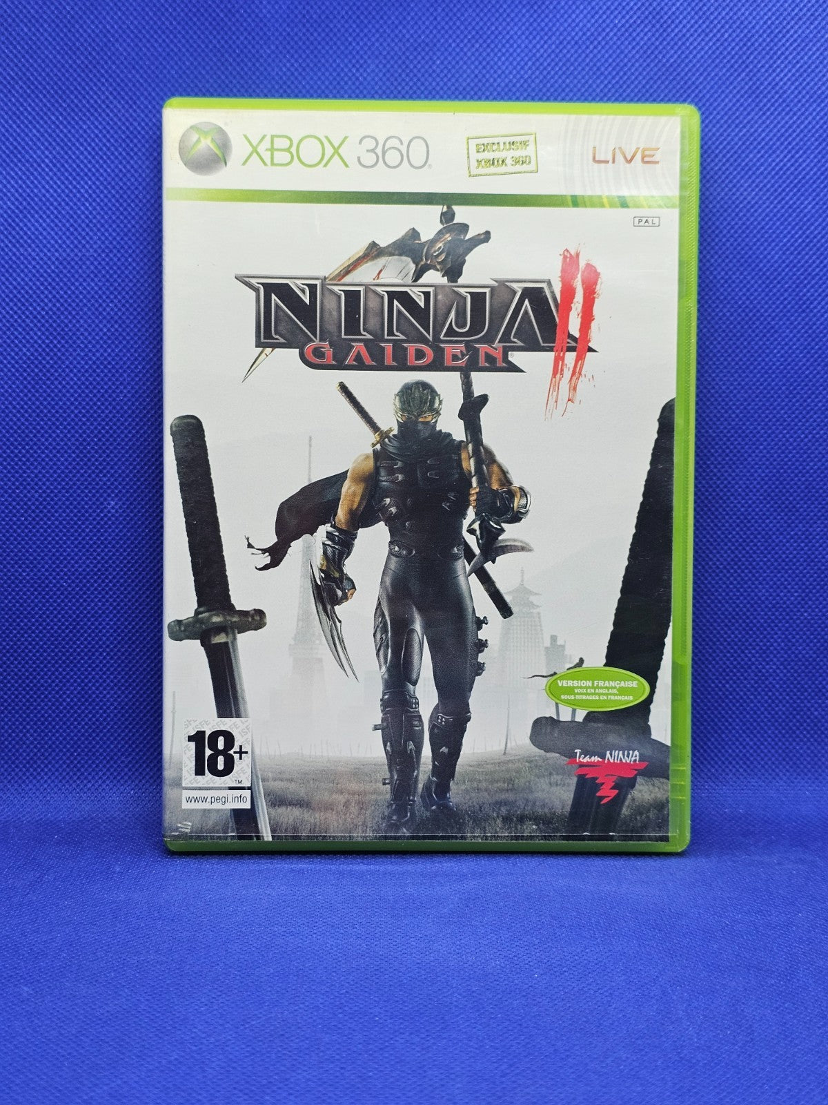 Ninja Gaiden II Xbox 360 PAL Français Team Ninja Tecmo 2008 complet0