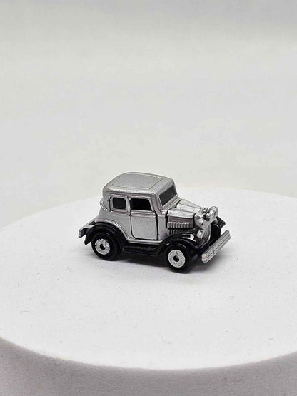 Micro Machines '32 Ford Vicky Silver Gray 1989 Galoob Opening Parts Work