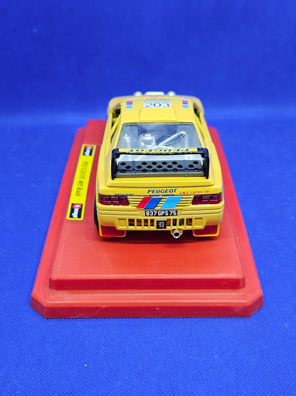 Peugeot 405 Turbo 16 Raid 203 Bburago 124 Made in Italy Avec Boîte10