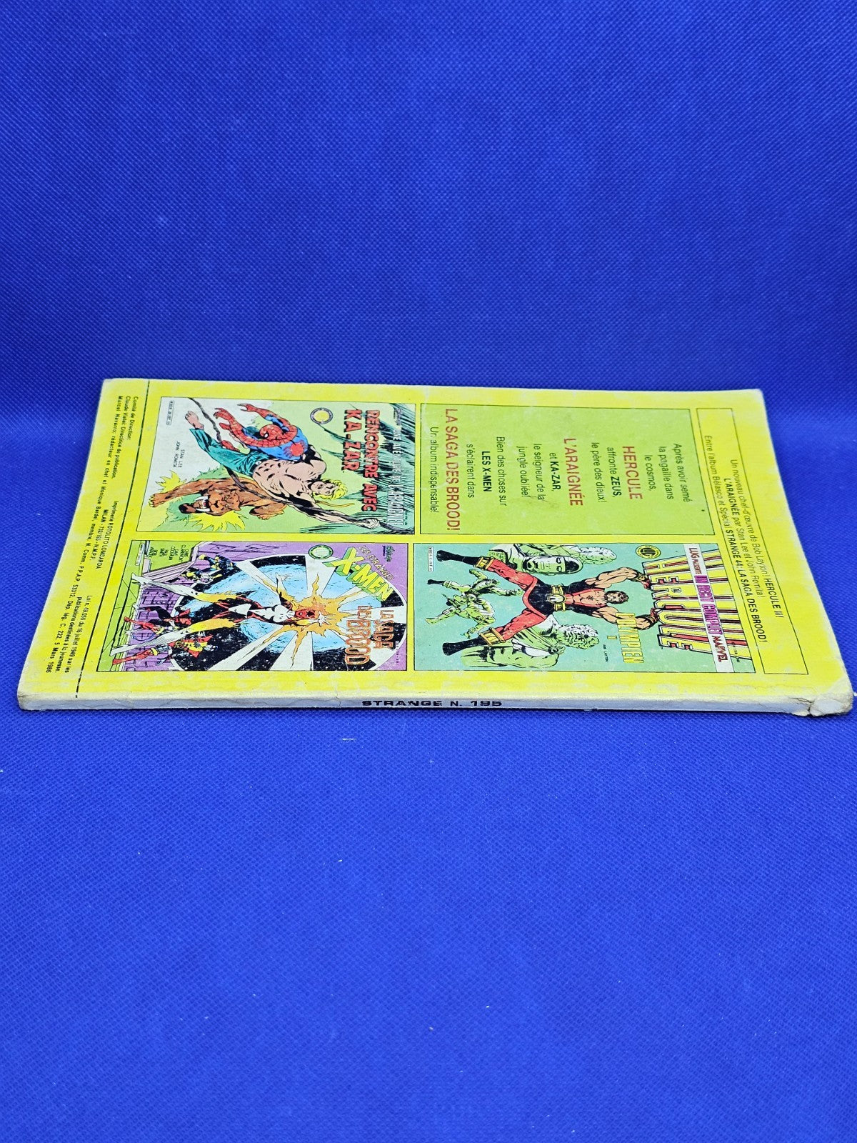 Strange 195 Le Journal de Spider Man Marvel Lug Mars 1986 BD Comics Vintage2