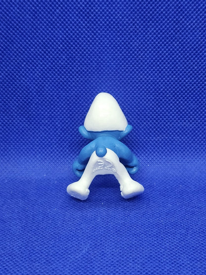 Schtroumpf rameur Row Boat Smurf Super Smurf Peyo Schleich 1999 réf 402193