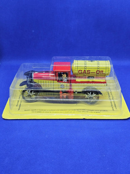 Camion Citerne Gas Oil Paya Reproduction Vintage Wind-Up Tin Toy Jouet Mécanique0