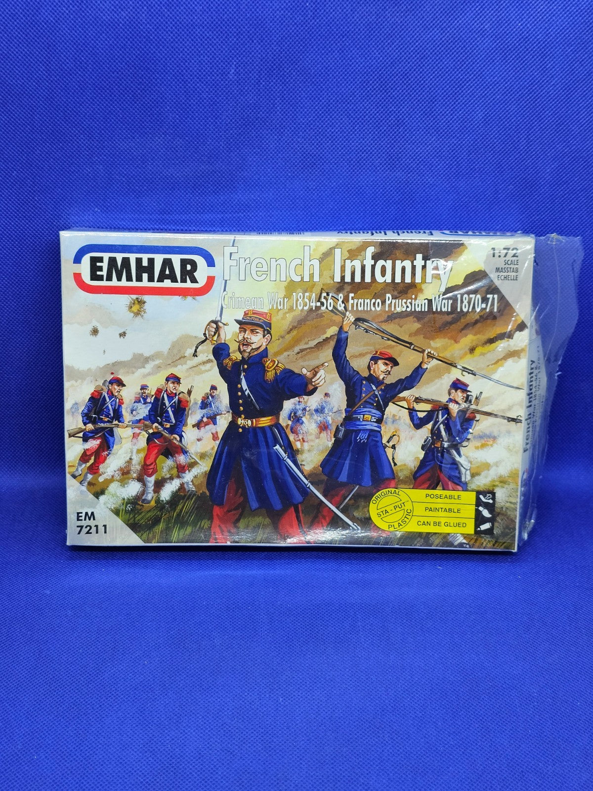 EMHAR French Infantry Crimée Franco Prussienne 1870 Figurines 172 EM72110