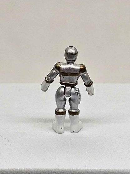 1997 Power Rangers In Space Astro Megaship Deluxe Micro Playset - Silver Ranger