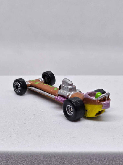 Micro Machines Slingshot Dragster, Galoob GTE, 1993, Cuivré