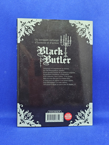 Black Butler Tome 1 Manga Kana Yana Toboso Dark Fantasy VF 20091