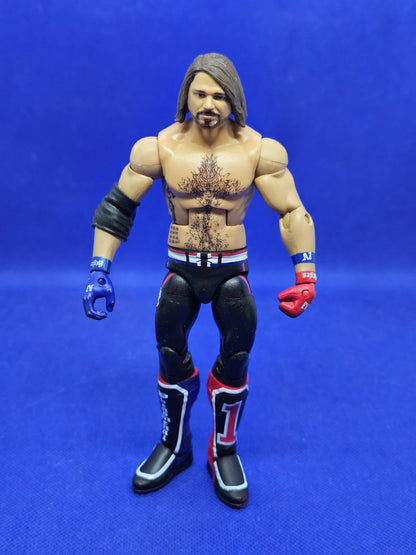 AJ Styles WWE Elite Collection Mattel 2012 Figurine Wrestling 18 cm0