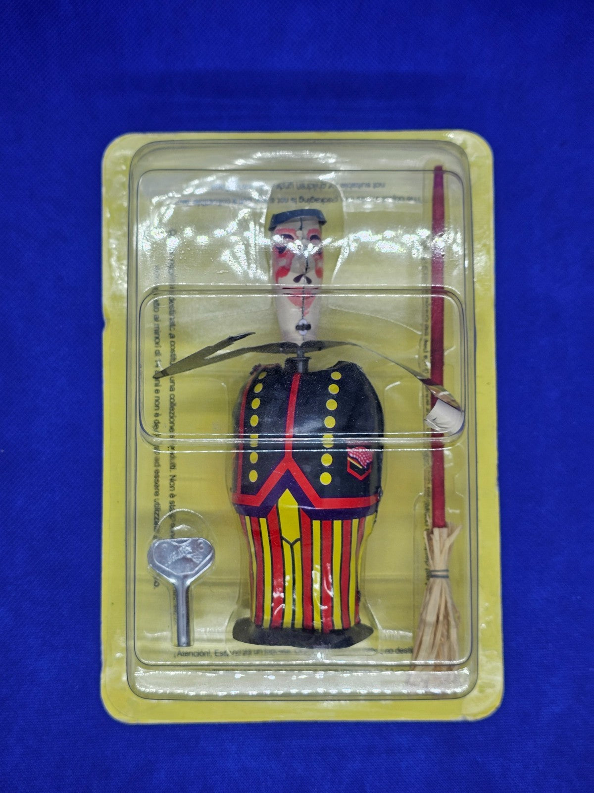 Figurine Balayeur Paya Reproduction Vintage Wind-Up Tin Toy Jouet Mécanique 20 c0