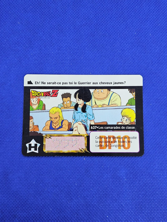 Dragon Ball Z Carddass 637 Les camarades de classe Bandai 1995 Française0