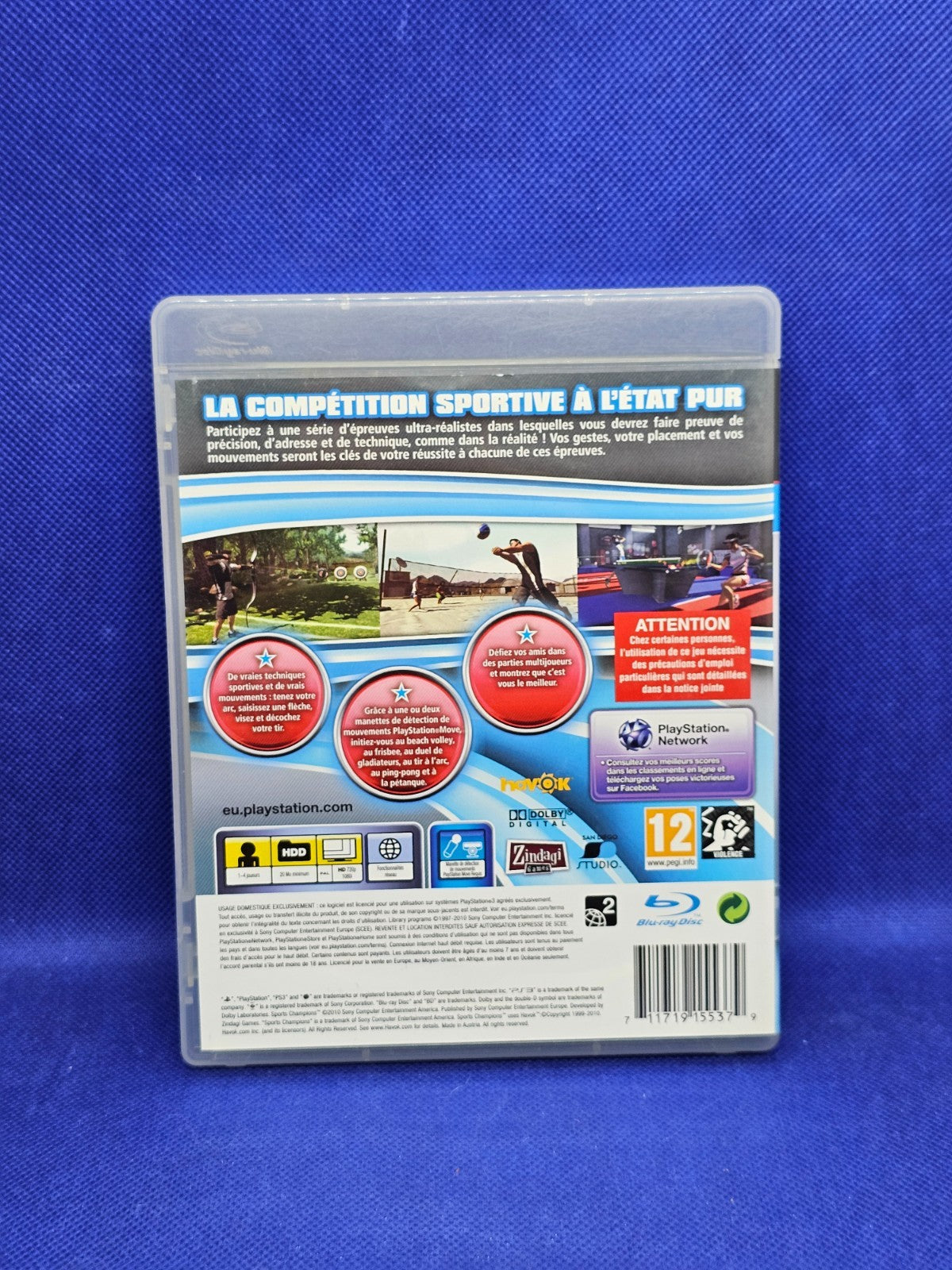 Sports Champions PS3 PlayStation Move Sony 2010 PAL Français Complet1