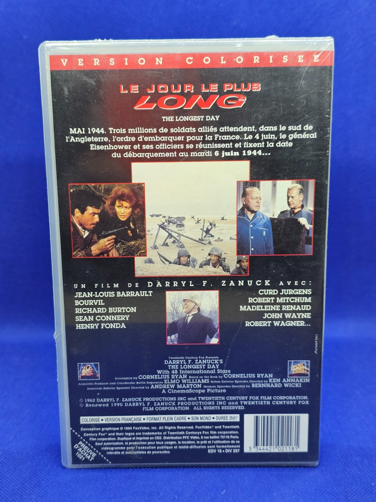 VHS Scellée Le Jour le Plus Long (1962) Version Colorisée – Edition Française3