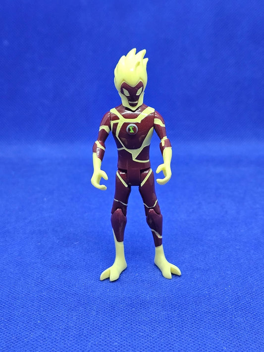 Heatblast Ben 10 Alien Force Cartoon Network Bandai 2008 figurine 10 cm0
