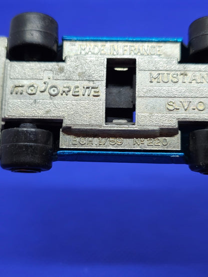Majorette Ford Mustang SVO No 220 Made in France 1 59 Bleu Métallisé5