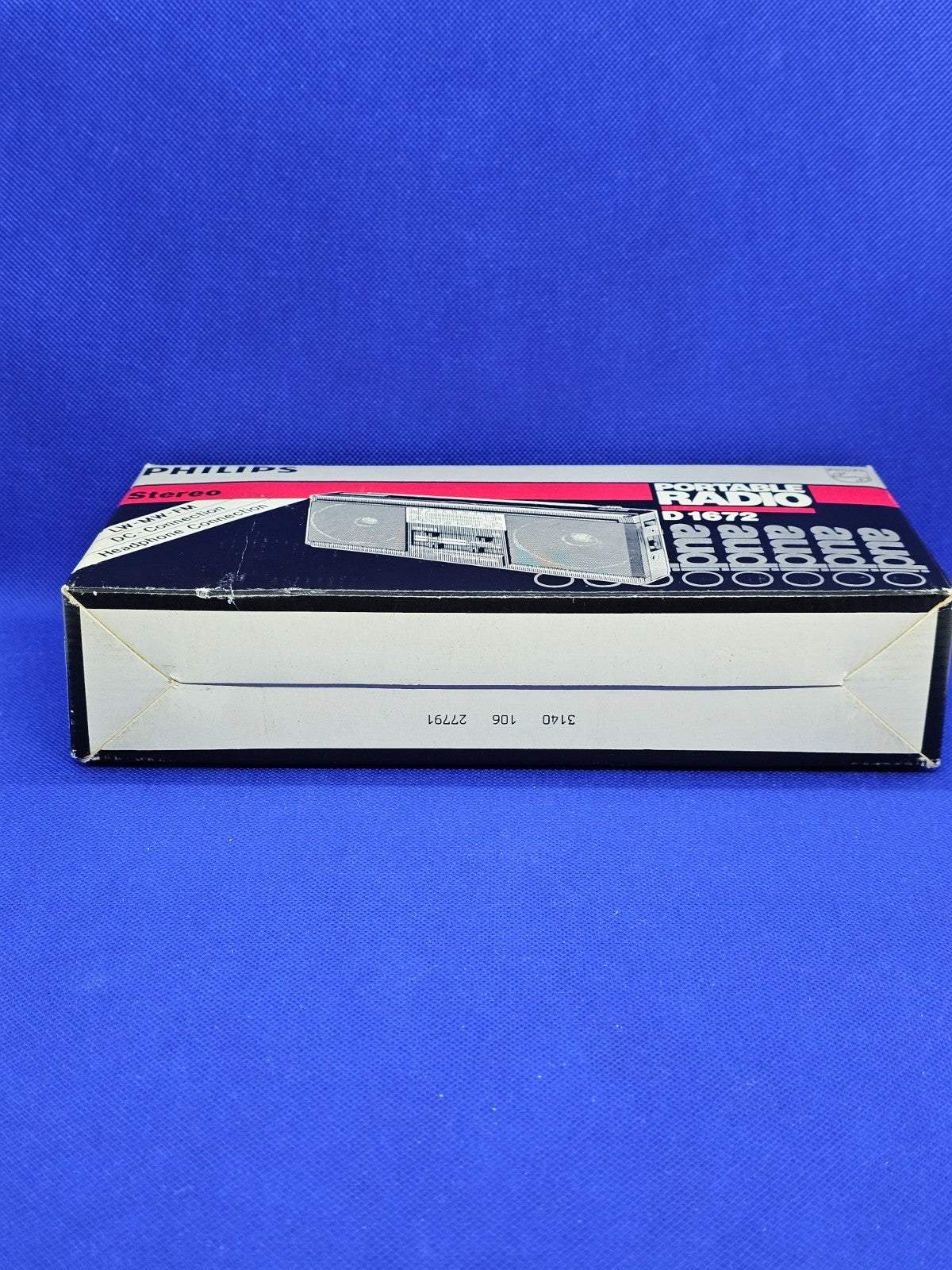 Radio Portable Philips D1672 Stereo LW MW FM Années 80 Avec Boîte6