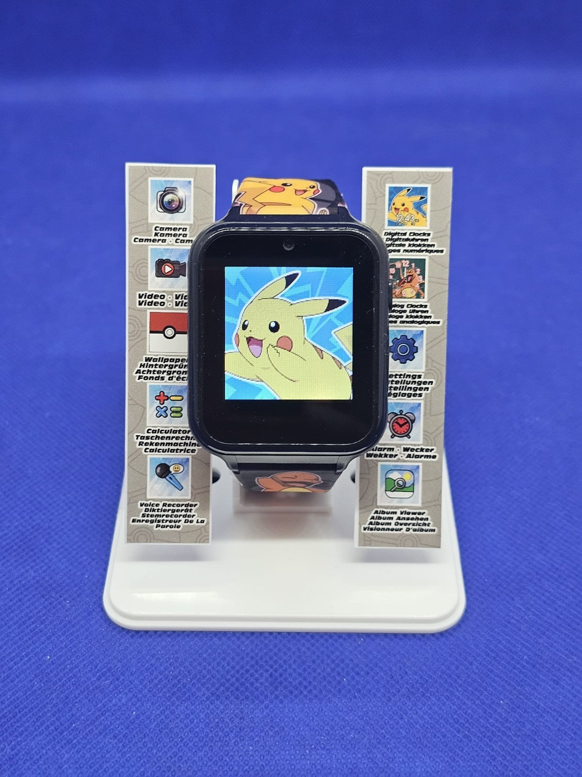 Montre Pokémon Pikachu Smartwatch Accutime POK4231AZ Écran Tactile Caméra0