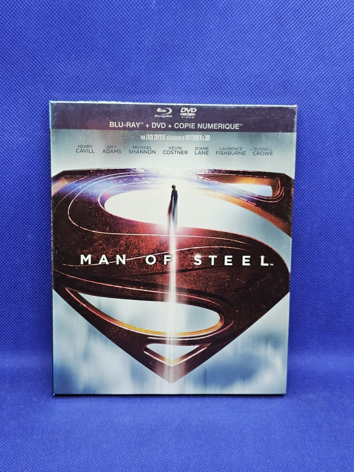 Man of Steel Digipack Blu-ray DVD Superman Henry Cavill Warner Bros 20130