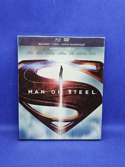 Man of Steel Digipack Blu-ray DVD Superman Henry Cavill Warner Bros 20130