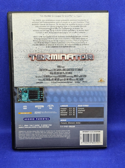 Terminator DVD Film Science Fiction MGM James Cameron Schwarzenegger 1984 Zone 21