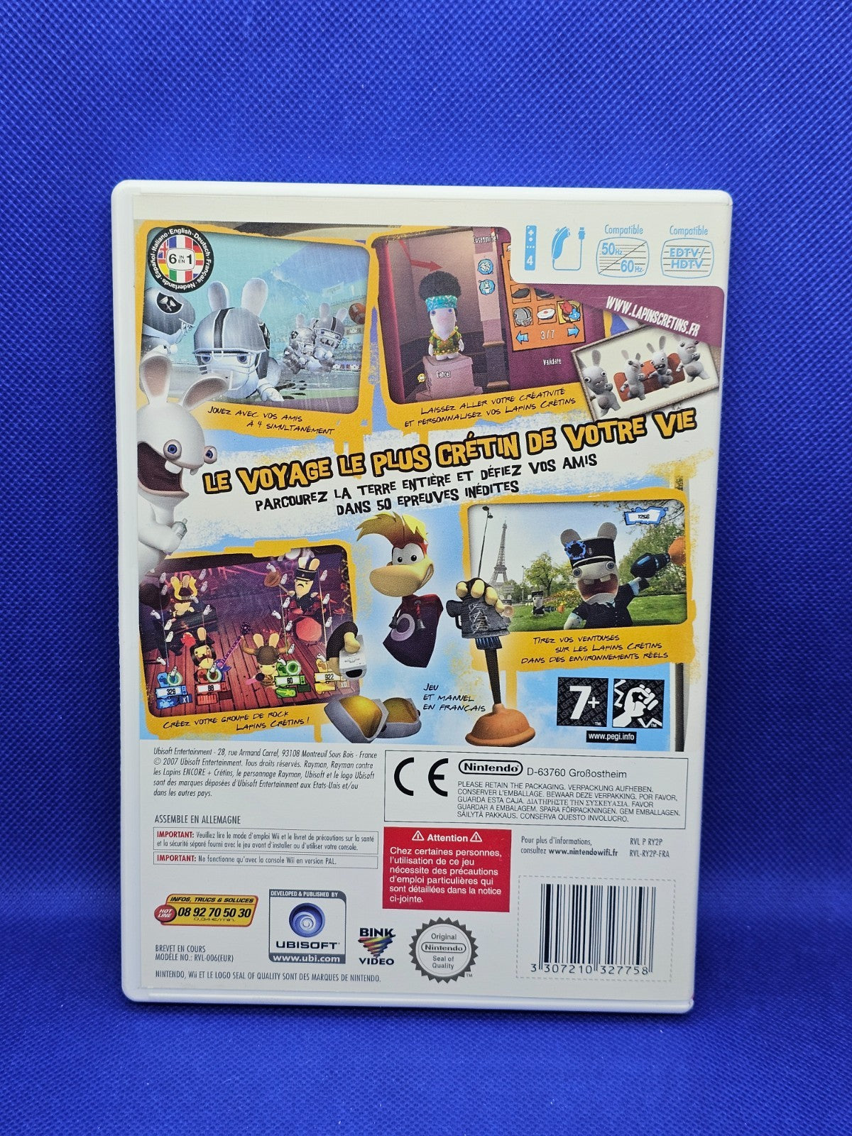 Rayman contre les Lapins Encore + Crétins, Nintendo Wii, Ubisoft, 20071