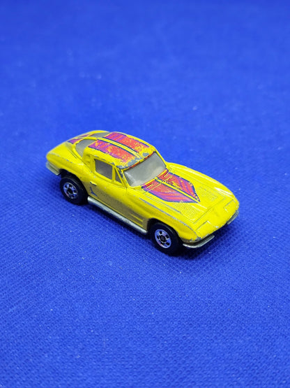 Hot Wheels Corvette Hi Rakers Real Riders Mattel 1979 Jaune 7 cm0