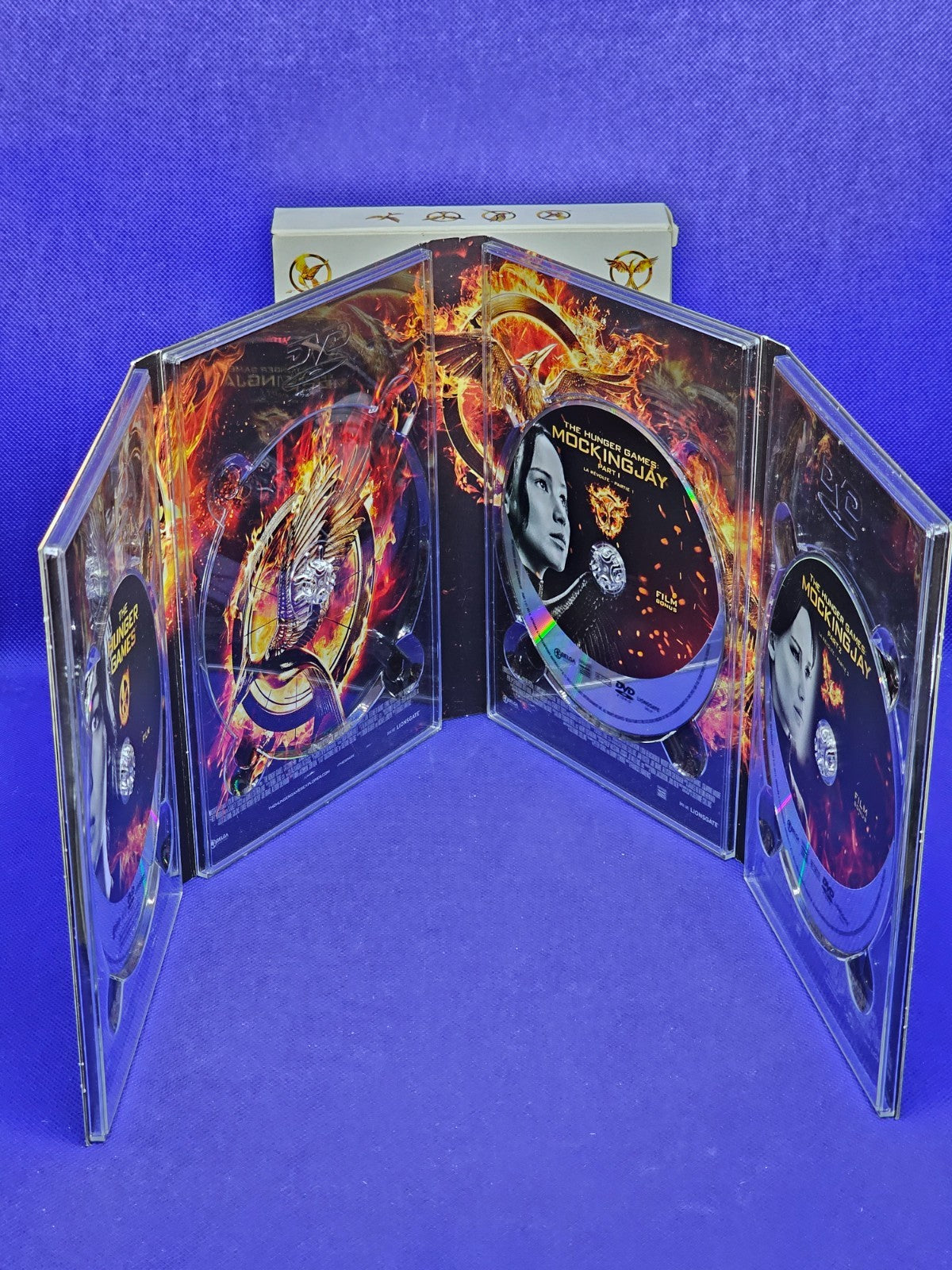 Hunger Games Collection Coffret DVD 4 Films Lionsgate Belga Incomplet2