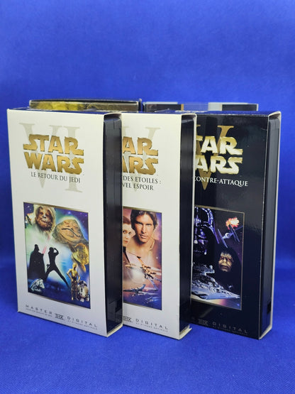 Coffret VHS La Trilogie Star Wars 2000 Master Digital THX 20th Century Fox Versi6