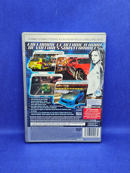 Need for Speed Underground PS2 Platinum PAL FR EA Games 2003 complet1