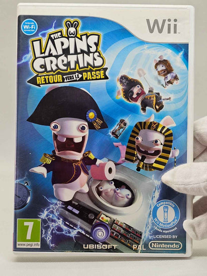 Lapins Crétins Retour vers le Passé, Wii, Ubisoft, 2010, Complet