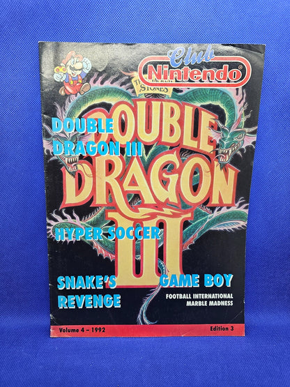 Magazine Club Nintendo Volume 4 Édition 3 1992 Double Dragon III NES Game Boy0