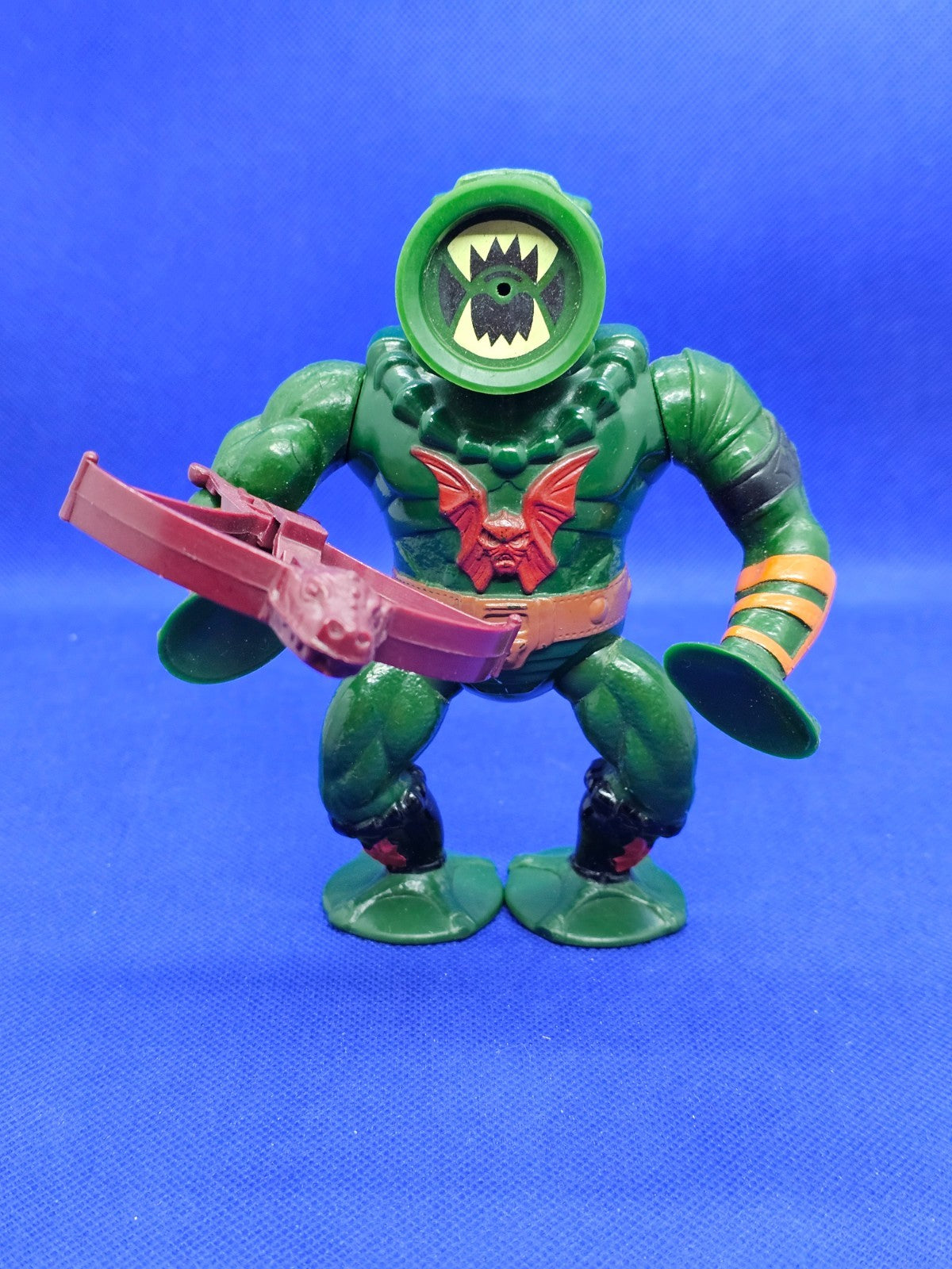 MOTU Figurine Leech Les Maîtres de l’Univers Mattel 1984 avec arme0