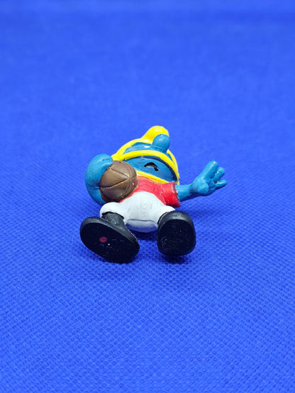 Schtroumpf Football Américain 20132 Sans Numéro Schleich Peyo 19902